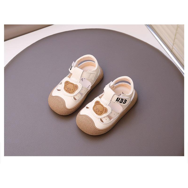 Baotou anti-kick baby sandals summer new soft-soled non-slip baby toddler shoes Korean version of boys beach shoes