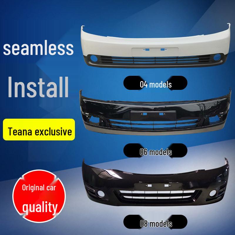 Compatible with Nissan Teana Front Bumper 2004-2005; Front and Rear Bumpers 2006-2008.