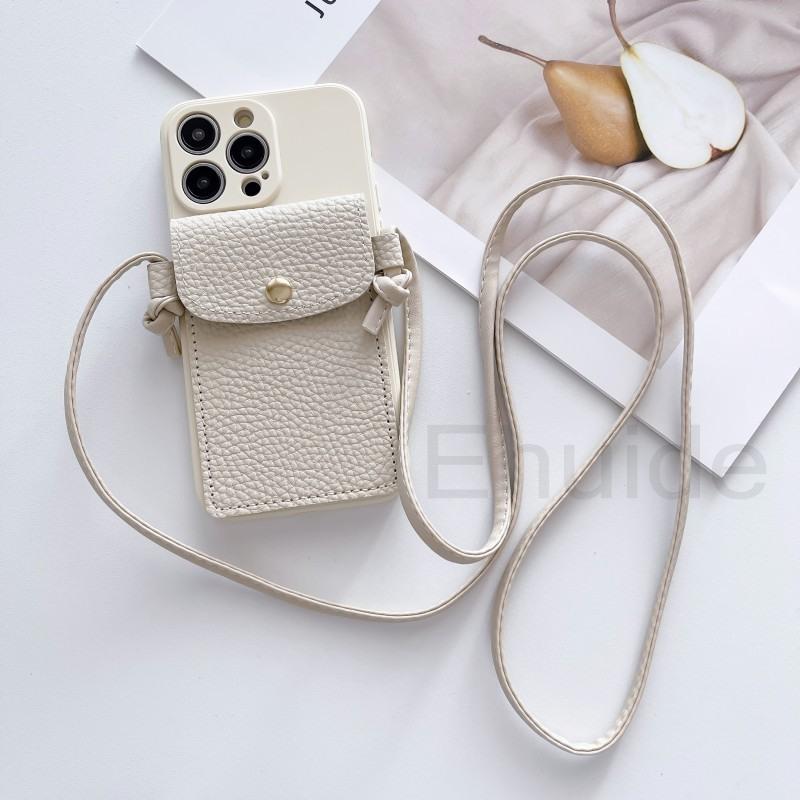 

Crossbody Lanyard Case for Xiaomi POCO X7 Pro F7 Ultra X6 F6 M6 Mi 15T 14T 13T Retro Litchi Leather Bag Wallet Card Strap Cover POCO X7 PRO
