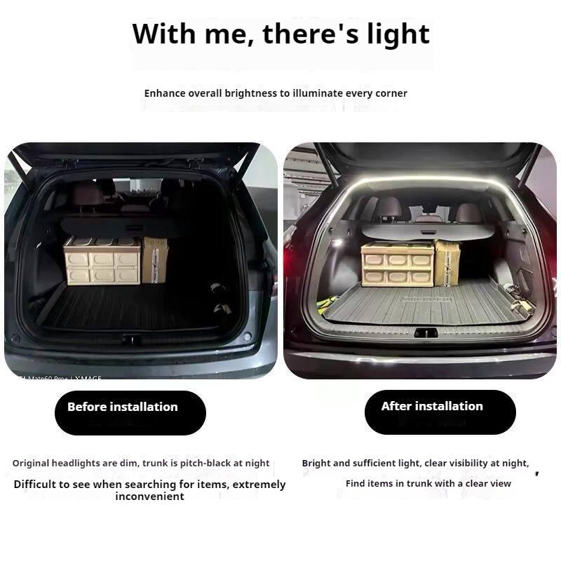 For Geely Galaxy E5 Car Trunk Atmosphere Light Rear Boot Lighting Modified Camping Lamp Car Decorative