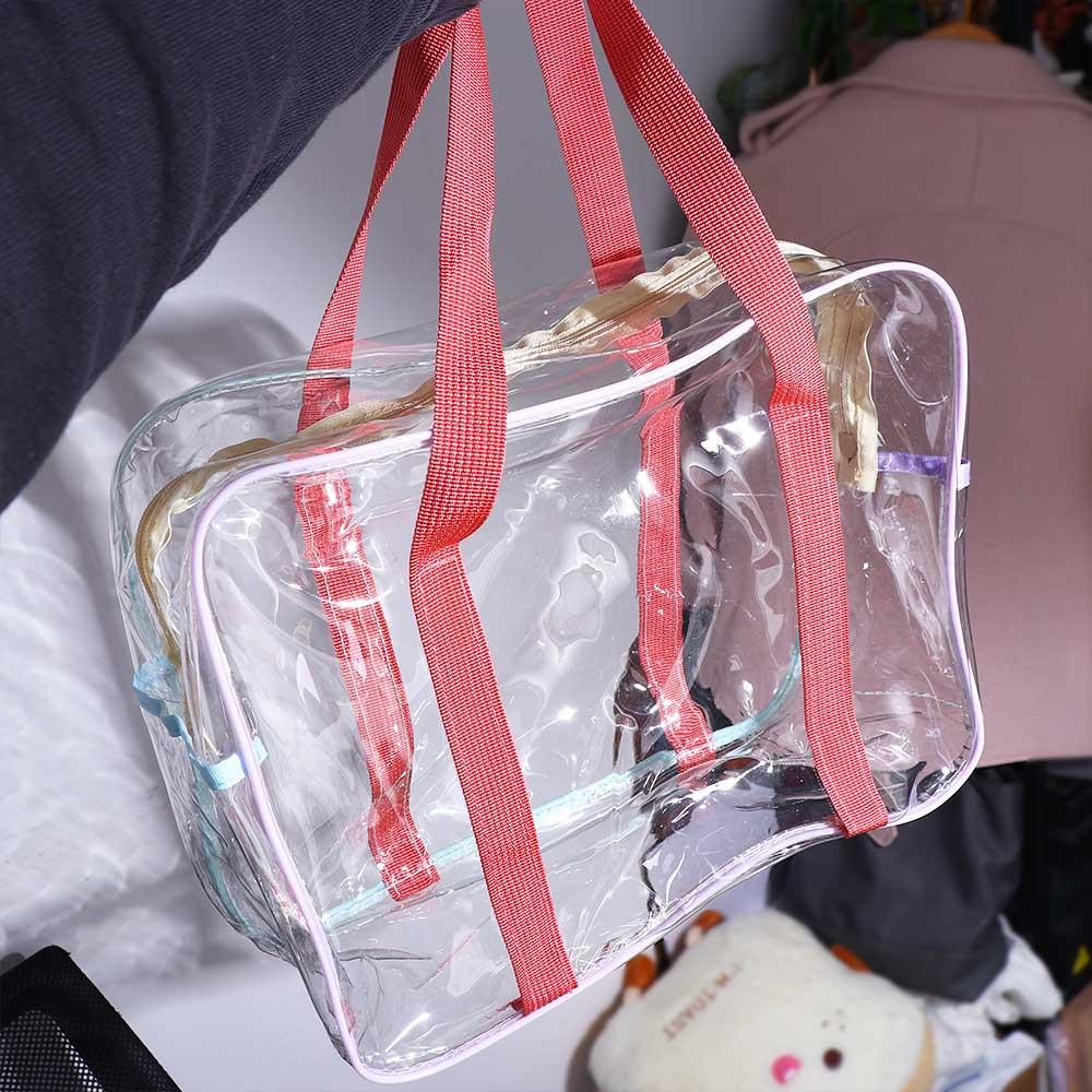 Travel Organizer Transparent Makeup Bag PVC Tote Bag Waterproof Beach Bag Waterproof Storage Bag