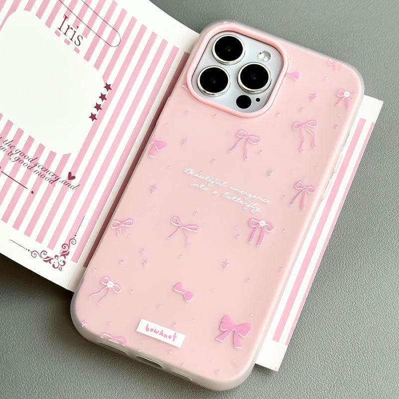 Skinny iPhone 16 Case Compatible and Fits 15 14 13/12/11promax /xsmax/xr Bowtie