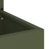 Garden Privacy Screen Canvas Olive Green 32 X 150 Cm