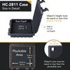 Lykus HC-2811 Waterproof Hard Case with Built-in Lattice-Cut Foam, Interior Dimensions: 28.4 x 26.3 x 8.7 cm (10.2 x 10.2 x 3.3 in) for Pistols,