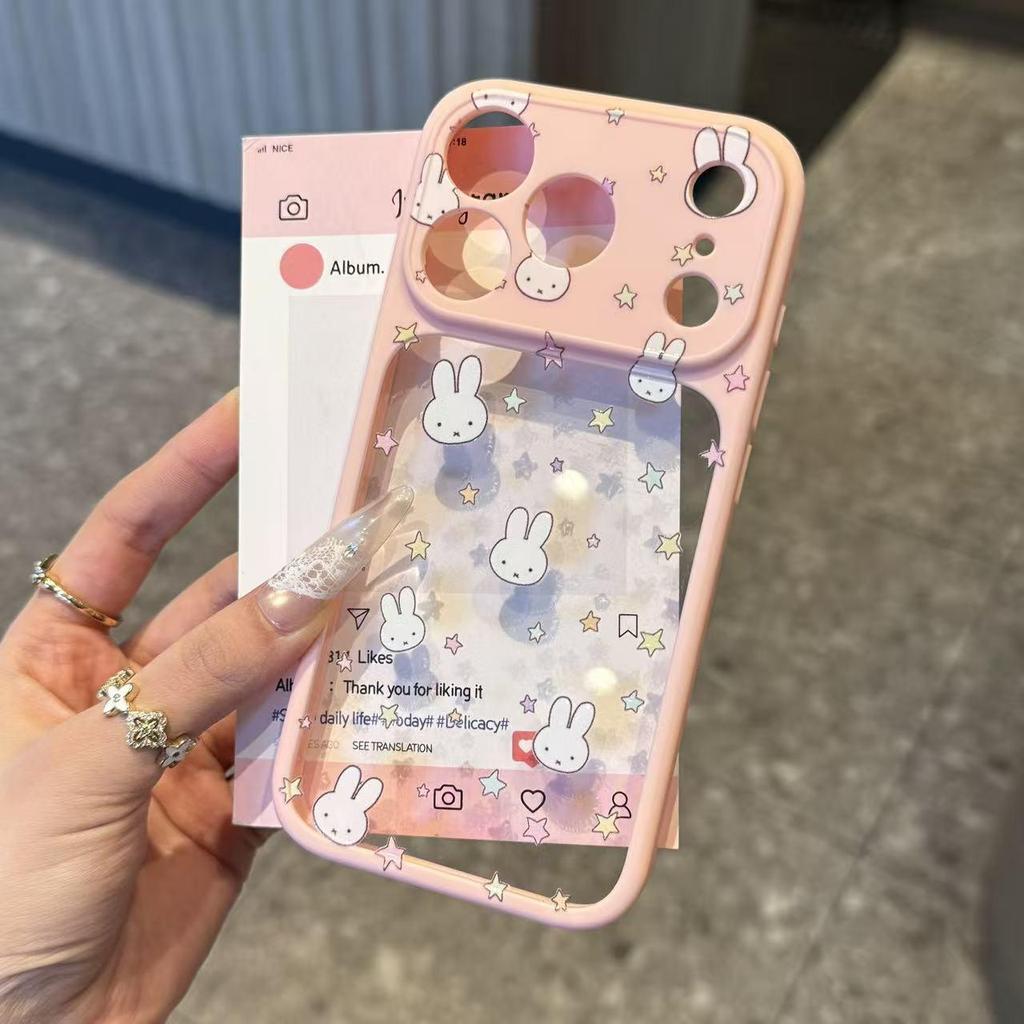 Korean full screen Miffy is suitable for Apple iPhone11Pro mobile phone case 11/11 large window 11 skin feel 11 cute
