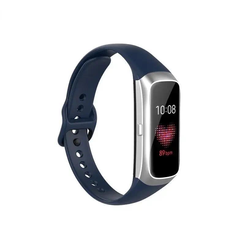 Náhradní náramek pro Samsung Galaxy Fit SM-R370, prodyšný, měkký silikonový řemínek na hodinky, řemínek pro Galaxy Fit R370