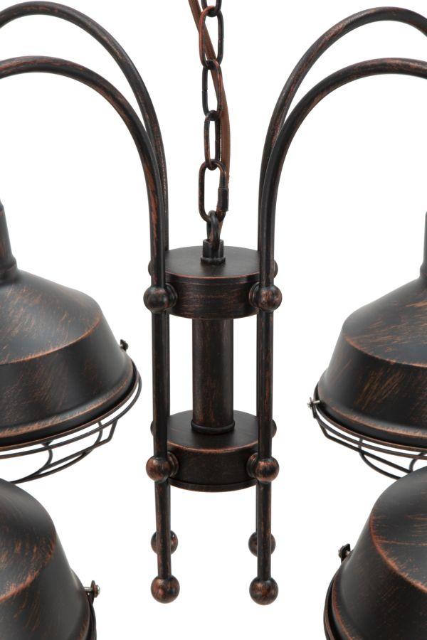Ceiling Lamp Bronks 4 Lights Cm 80X80X40 (Chain Cm 80)
