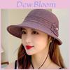 Summer Womens Woven Sun Hat With Wide Brim For Outdoor Travel Sun Protection