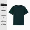 Men's Custom Solid Color Knitted Short-Sleeve T-Shirt, 210G, Cool Round Neck Design for Workwear or Advertising