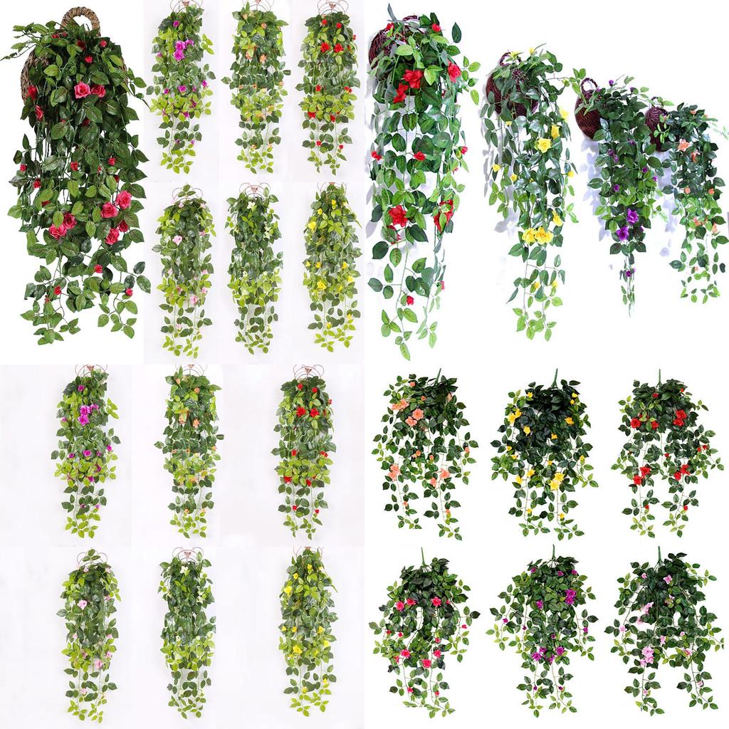 Beautifully Realistic 90 Cm Fake Silk Rose Vine For Perfect Home Decoration And Hanging Decor