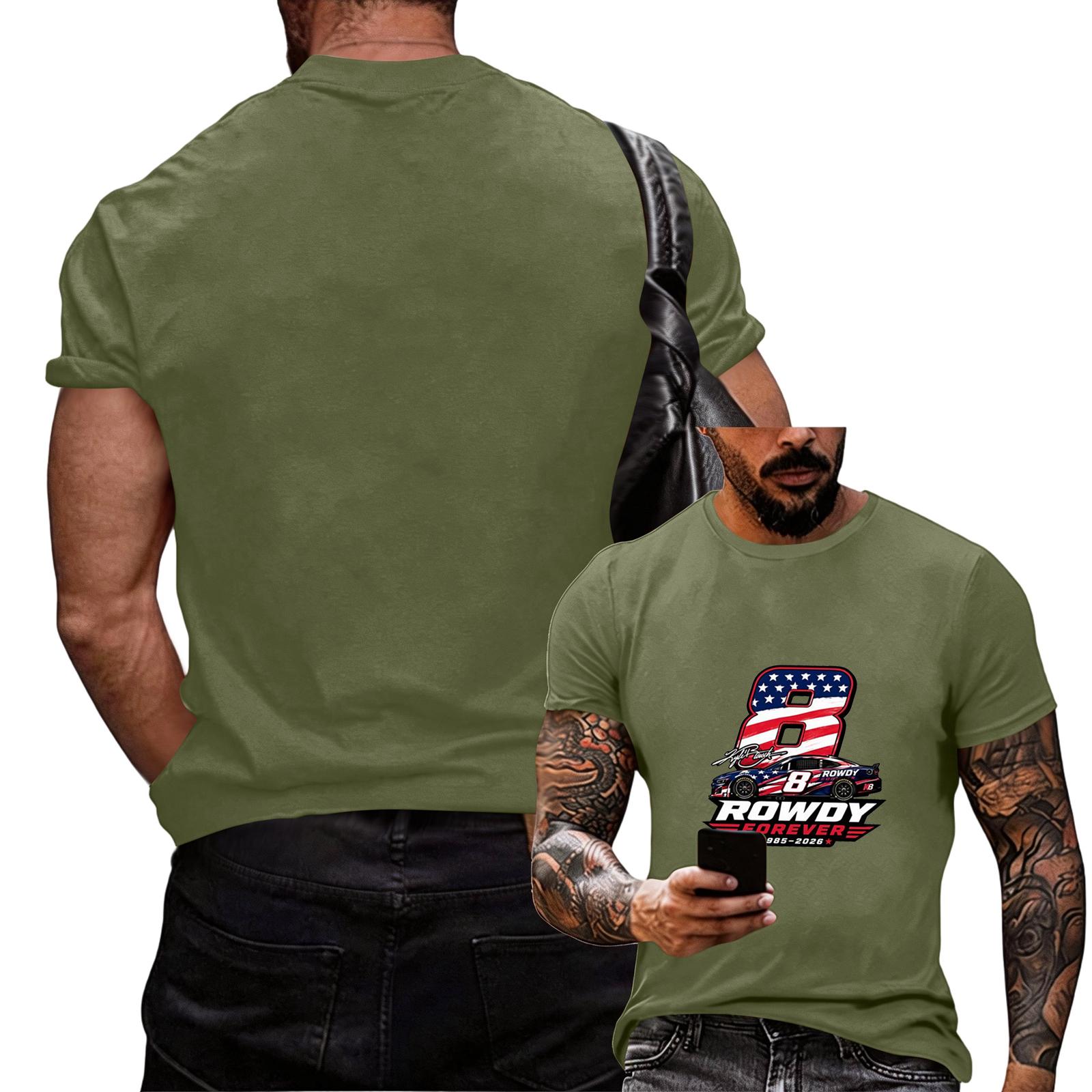 Men s Graphic T-Shirt, Car Print Tee L