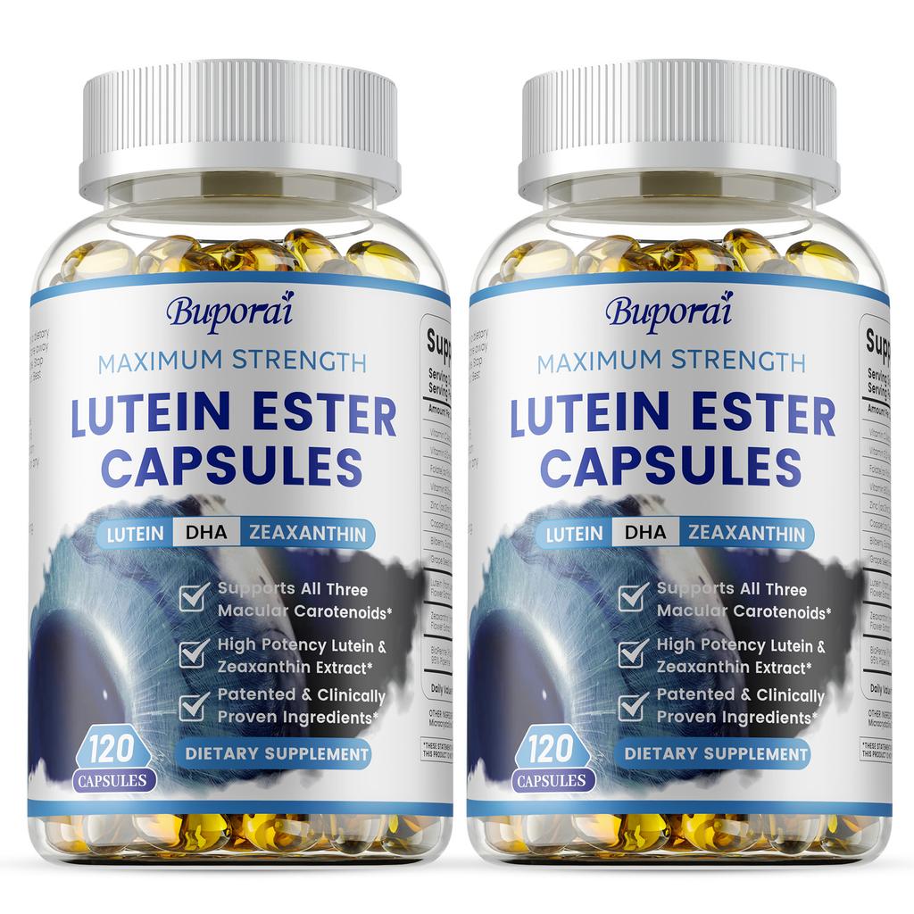 Lutein Ester Capsules Contain Zeaxanthin and Grape Seed Extract; a Natural Supplement Suitable for Both Men and Women.
