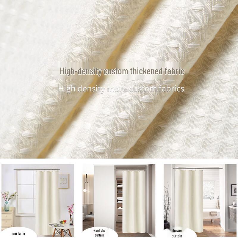 Hanyou Waterproof Waffle Shower Curtain