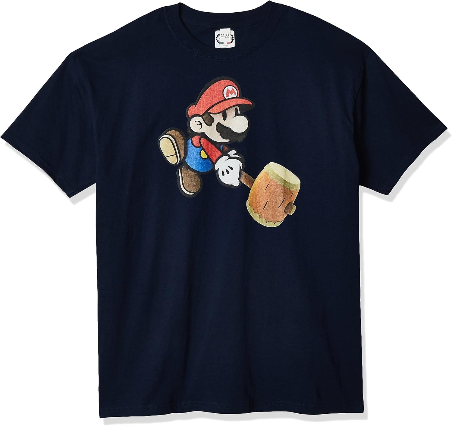 Nintendo Men s Paper Hammer T-Shirt S