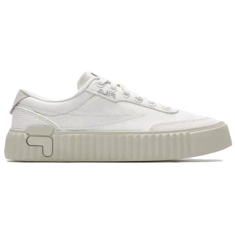 Fila Gear 1S Retro Casual Lightweight Low-Top Canvas Shoes Women Sneaker White F12W432310FMM