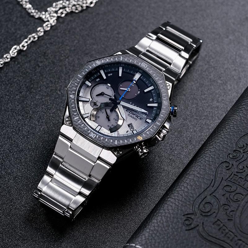 Casio Men EDIFICE White Watch EQB-1100AT-2APR