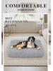 Rose Velvet Pet Bed for Dogs & Cats - Four Seasons Warmth, Small/Medium/Large, Ideal for Teddy/Golden Retriever