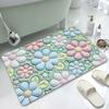 Thickened Absorbent Diatomaceous Mud Embossed Carpet Entry Door Mat Toilet Bathroom Kitchen Balcony Non-slip Mat