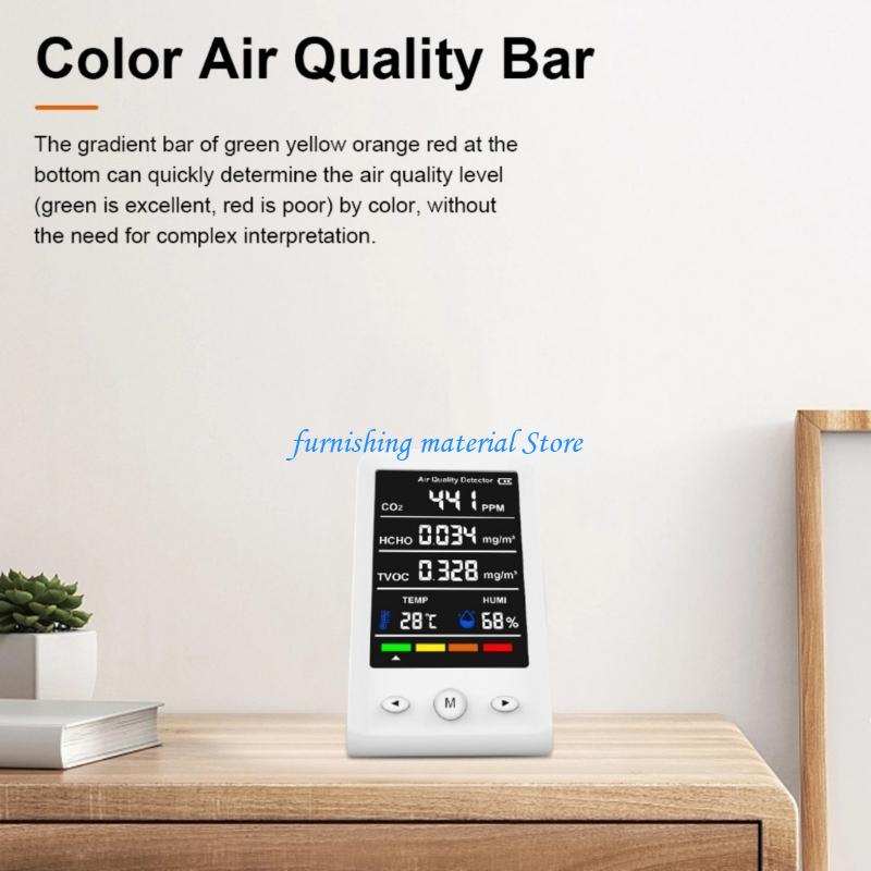 Y5GD Handheld Air Pollution Tester Meter With High Accuracy Sensors Suitable For Home Office Classroom And Baby Room Safety