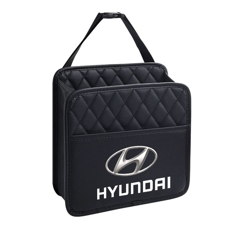 Car Storage Bag Multi-function Seat Back Storage Pocket Suspension For Hyundai I30 Tucson Elantra Venue Palisade Terracan Accent Veloster
