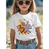 European Sizes Summer Fashion Short-Sleeve T-Shirt for Girls Featuring Cartoon