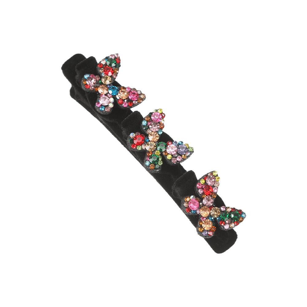 Molans Butterfly Rhinestone Hair Pins Sweet Girls Barrettes Hairpin Bangs Buckle Hairclip Lovely Hair Accessories