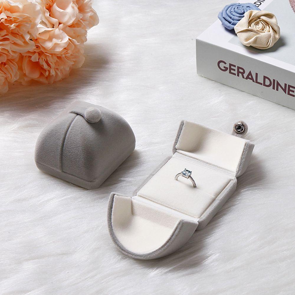 Rings Earrings Storage Box Bracelet Holder Case Double Open Jewelry Box Velvet Jewelry Box Gift Box