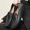 Fashion Breathable Men's Leather Shoes Classic Comfort Style Design Daily Office Dress Up Party Lightweight Adult Shoes Hot Selling New