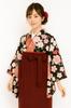 [Asakusa Kimono Markt] Einfacher Damen-Hakama für die Abschlussfeier [5 Farben] (Hakama, Abschlussfeier, Kimono, Schlichter Hakama) (Burgund, M