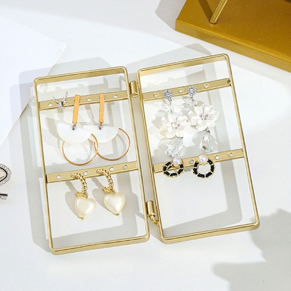 Nordic Style Jewelry Rack Foldable Earrings Storage Shelf Necklace Display Stand  Jewelry Packaging
