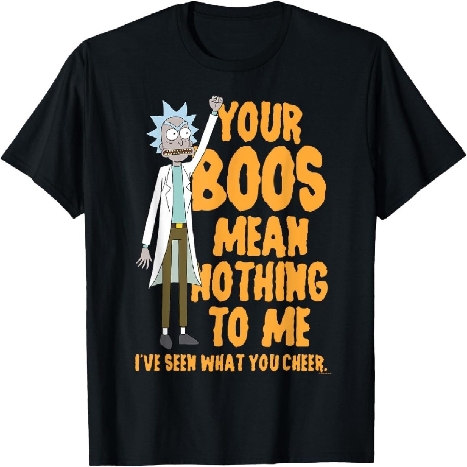 

Rick and Morty Halloween Your Boos Mean Nothing To Me T-Shirt XXXXXL різнокольоровий