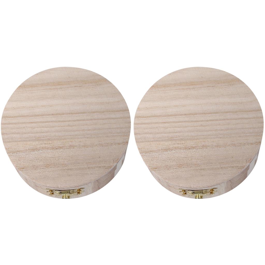 Jewelry Storage Box Wood Plain Candy Case Ring Organizer Crafts Case Exquisite Simple Soap Packaging Wooden Boxes High Quality