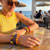 Resin Beads Bracelet Beaded Summer Bohemian Jewelry Simulation Fruit Bracelet  Vacation Accessories