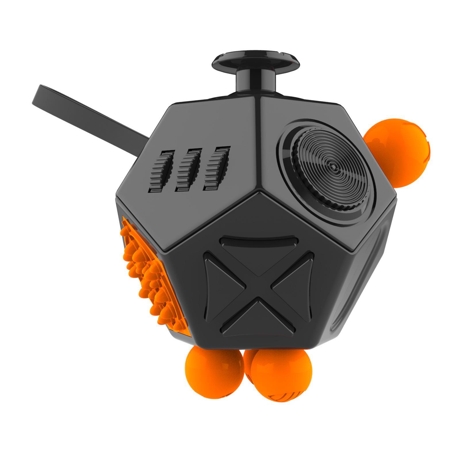 

Второе поколение 12-гранных кубиков для снятия стресса - Креативные кубики для снятия стресса A1 чёрный