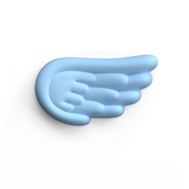 Engelsflügel-förmige Tastatur-Maus-Handgelenkauflage Flügel Memory-Schaum Anti-Rutsch-Silikon Ergonomische Handgelenkstütze Tischmatte Mauspads