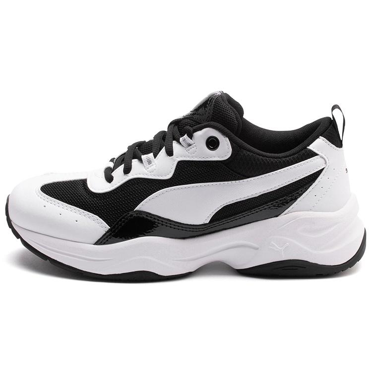 (WMNS) PUMA Cilia Patent White/Black Women s 372500-03 EU 35.5