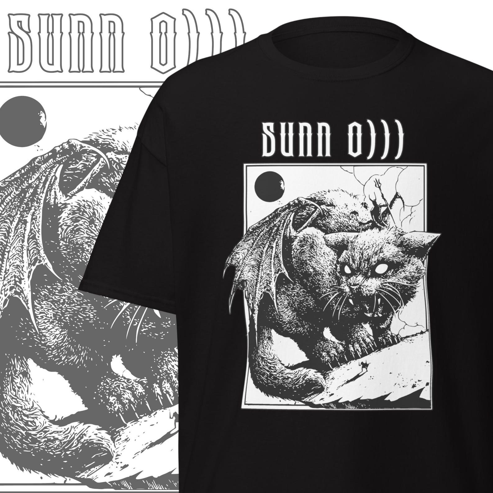 SUNN O))) Doom Metal T-Shirt: Gothic Stoner Rock Band Merch S