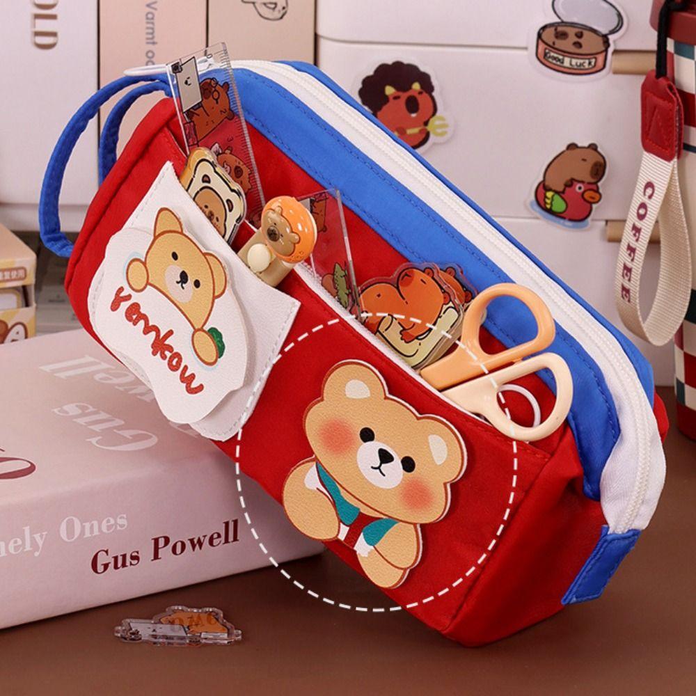 Cute Design Student Pencil Case High Aesthetic Value School Stationery Bag Student Stationery