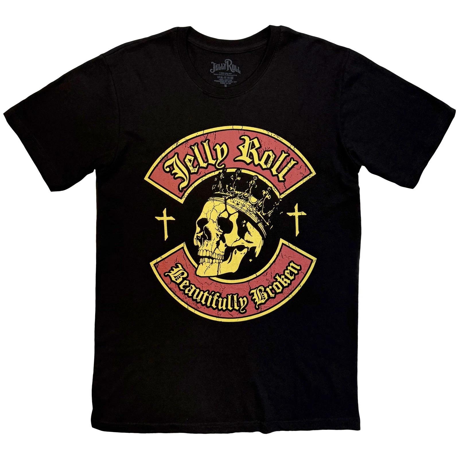 Jelly Roll Beautifully Broken Official Mens Unisex T-Shirt 4XL