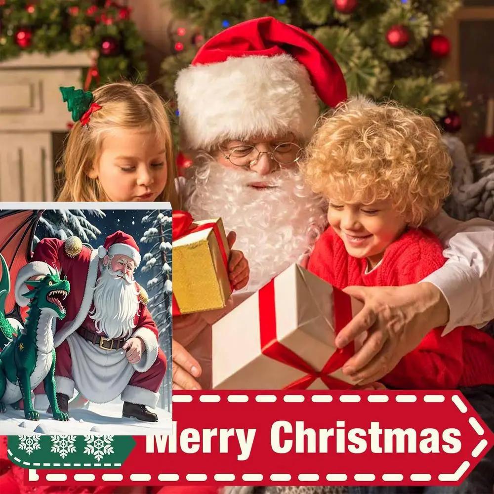 2024 New Christmas Advent Calendar Xmas Countdown Calendars,24 Day of Surprise Dinosaur Figurine Decor Christmas Collectible Set