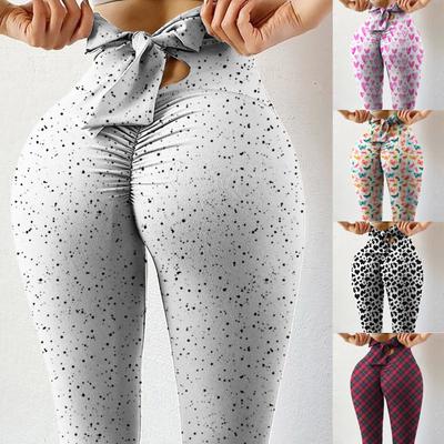 Women Printing High Waist Stretch Strethcy Fitness Leggings Yoga Pants