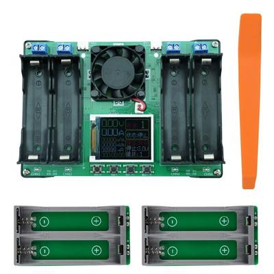 Équipement de test de batterie à 4 canaux pour la mesure de capacité et de résistance interne des 18650, 9 cycles de charge automatiques