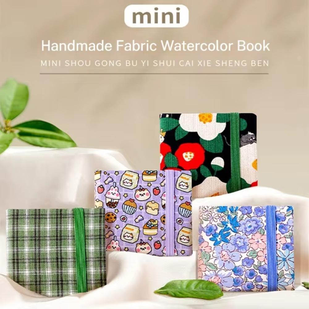 Paper Pad Watercolor Sketchbook Flower Mini Watercolor Painting Book Painting