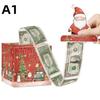 Christmas Cash Gift Box Happy 2026 New Year Decoration Surprise Money Pulling Box Xmas Navidad Santa Claus Gift Money Envelope