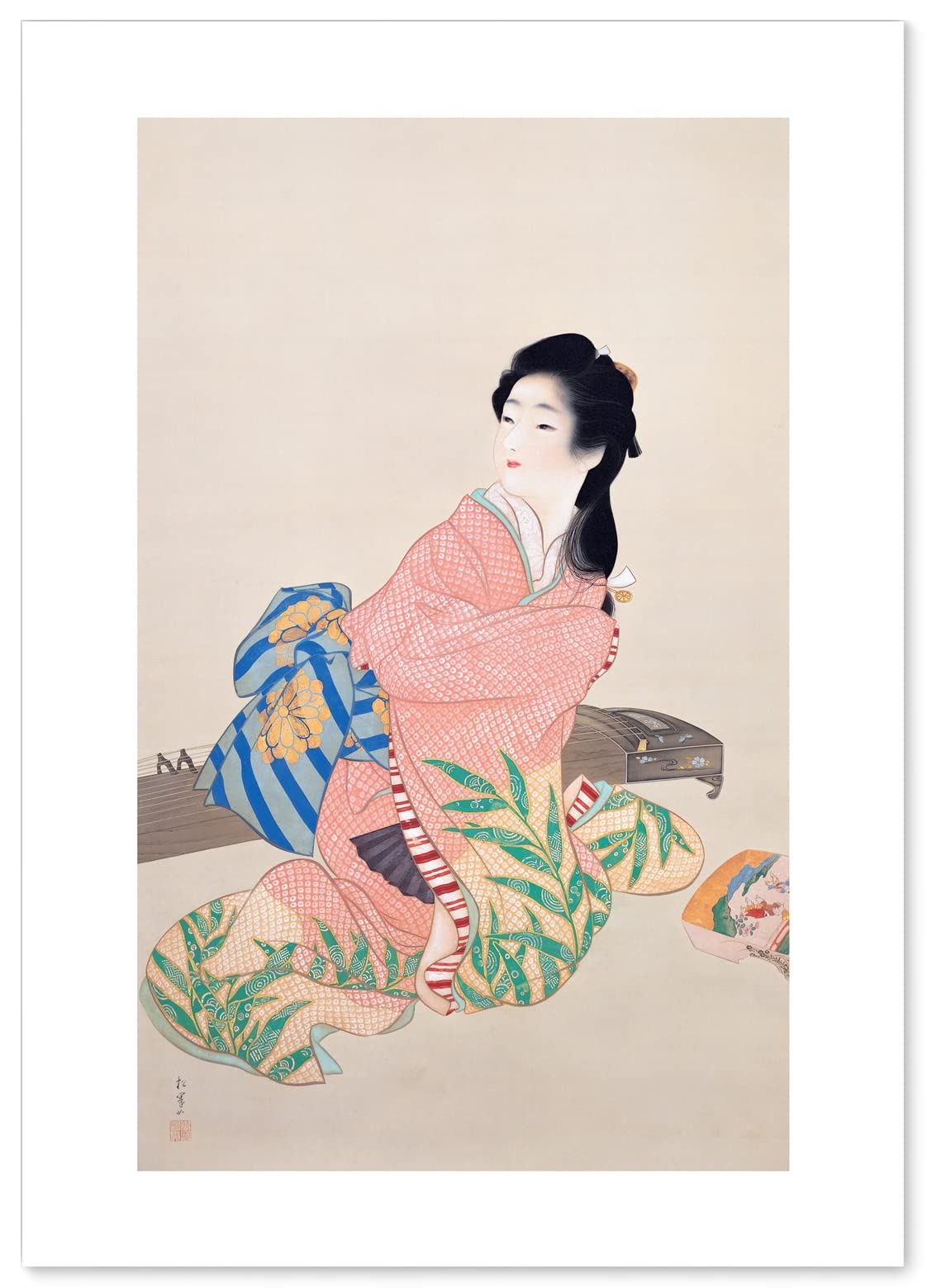 

Плакат Уэмура Сёэн, «Миюки» (Японская живопись) Размер (A3) [Сделано в Японии] [Обои для интерьера] Обои-постер с живописью