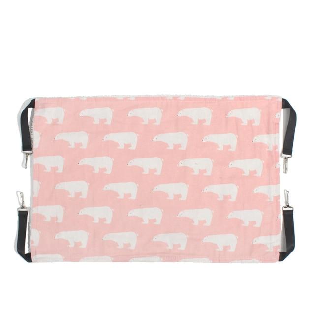 

Гамак для котів ВЕЛИКА Ліжко з хутра леопарда Підвісна тварина Клітка для котів Підодіяльник Тхір Домашня тварина 35x35cm рожевий