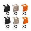 MOC US Soldiers Figure Vest Building Blocks Military Tactical Armor Army Bricks Weapons Accessories Toy Children J023