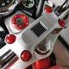 Hovedstrømbryterdeksel i aluminium kompatible modeller Honda Monkey 125Z125CT125 Trail 125 Hunter Cub alle modeller (rød)