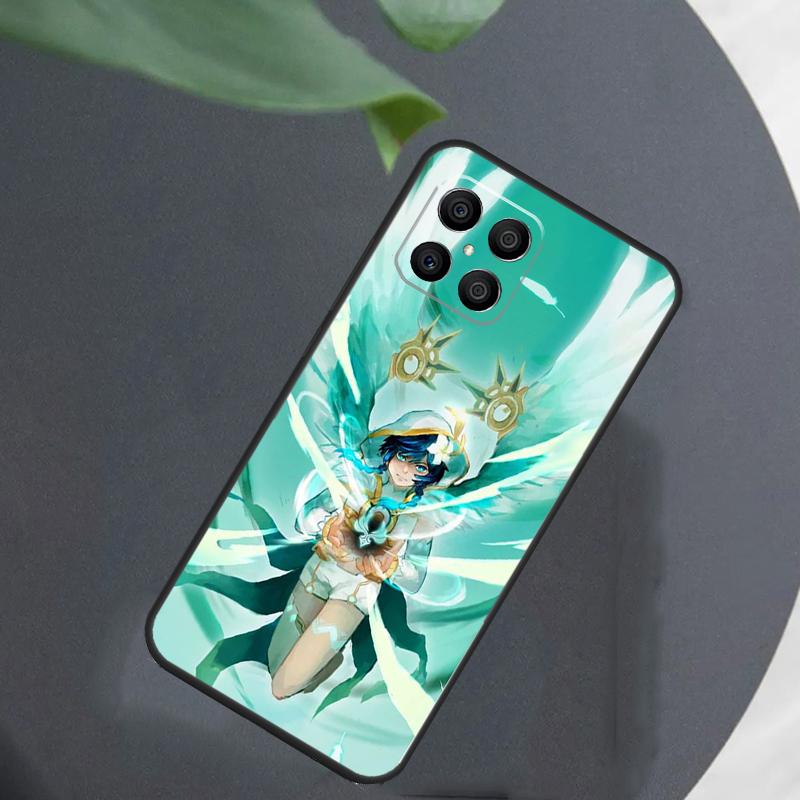 Genshin Impact Venti For Honor Magic 7 Lite 6 8 Case For Honor 200 400 Pro 90 70 50 X8c X8b X9a X9b X9c X9d Win RT