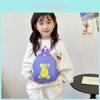Adorable Cartoon Bear Kids Backpack Cute And Fun Design Breathable Nylon Material For School